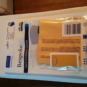 🆕️ Bespoke face covering gaiter "Yellow" Adult